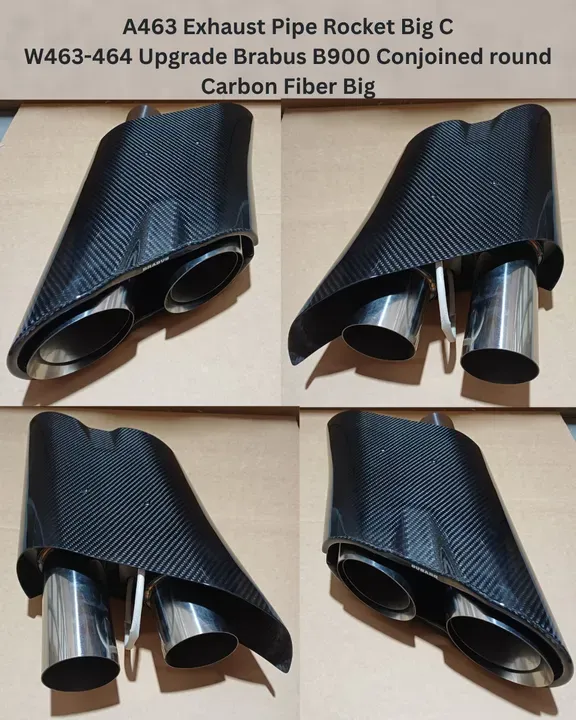 W463-464 Upgrade Brabus B900 Conjoined round Carbon Fiber Big